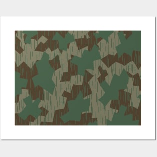 splittermuster, ww2 camouflage pattern. Posters and Art